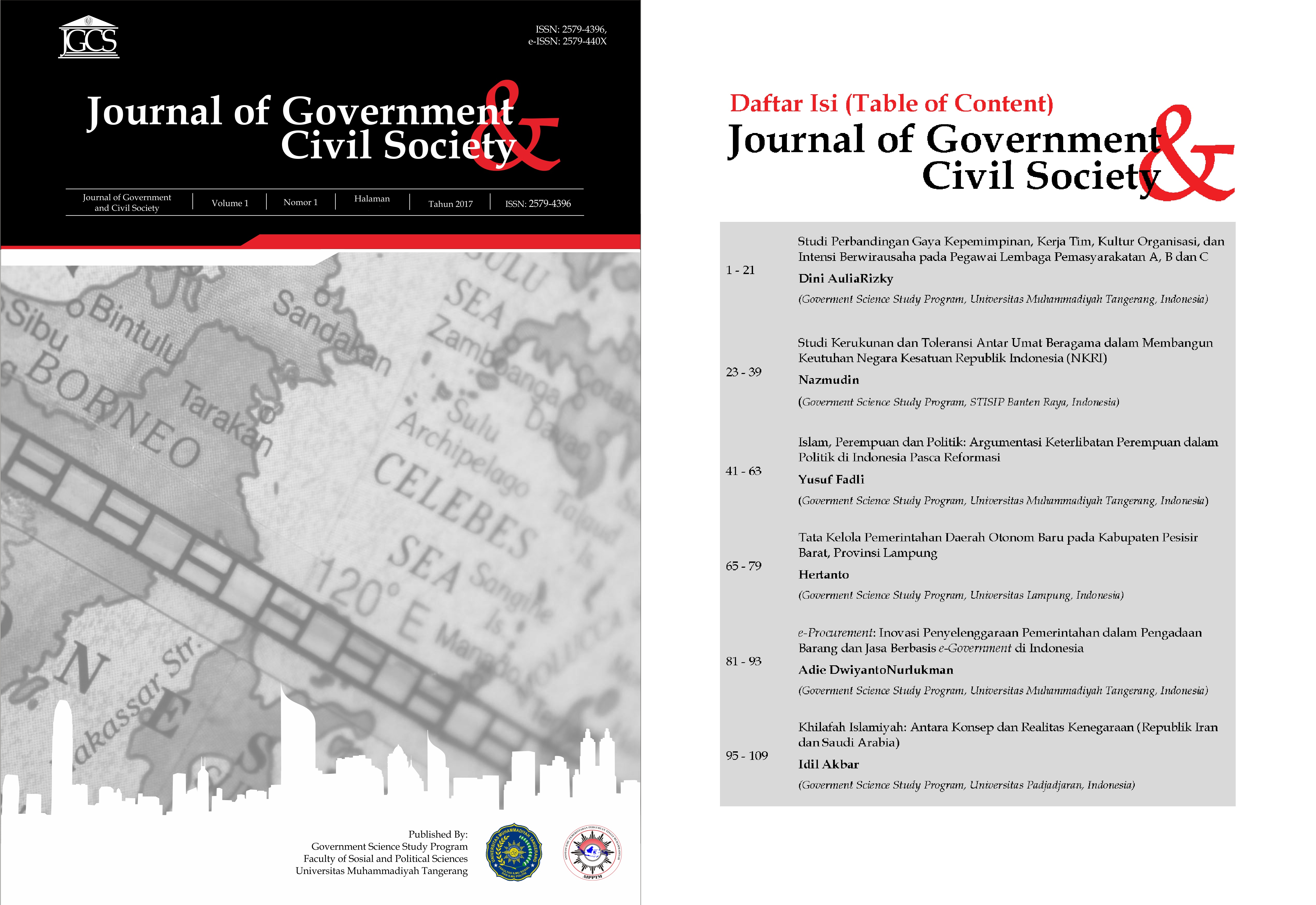 Journal of Government and Civil Society